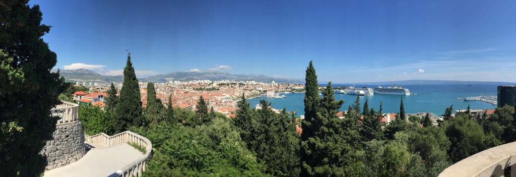 Ausblick über Split