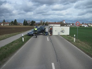 Auch hier tat Niklas sein Werk. Foto: FFW Parsdorf-Hergolding